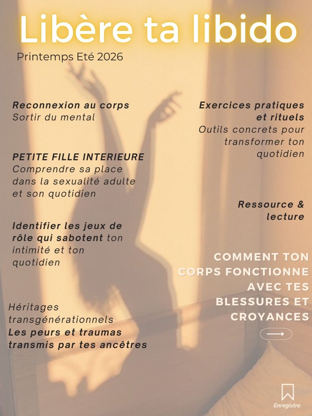 Ton rapport à l’amour, au corps, au plaisir ne commence pas avec ton cheri. Il commence dans ton histoire avec toi même