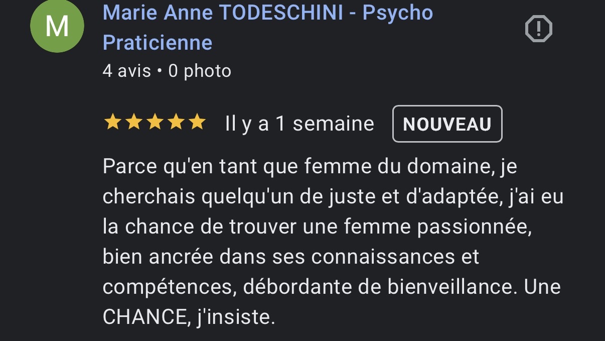 marie blanchon sexotherapeute avis